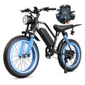 1500W Peak Fat Tire Electric Bike, 48V 15AH Removable Battery E-Bike, 31MPH Full Suspension All-Terrain Electric Bicycle with Hydraulic Disc Brakes