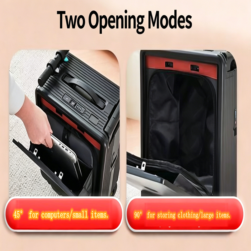 【DUDTN】 Intelligent electric cycling suitcase can be used for human transportation, tie rod password case, large capacity universal wheel business suitcase.