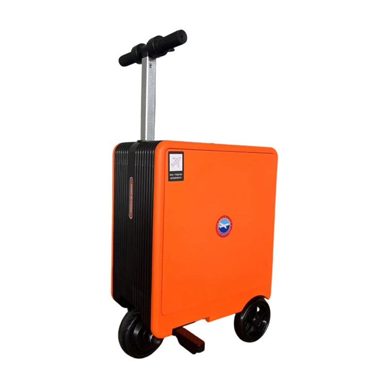 【DUDTN】 Intelligent electric cycling suitcase can be used for human transportation, tie rod password case, large capacity universal wheel business suitcase.