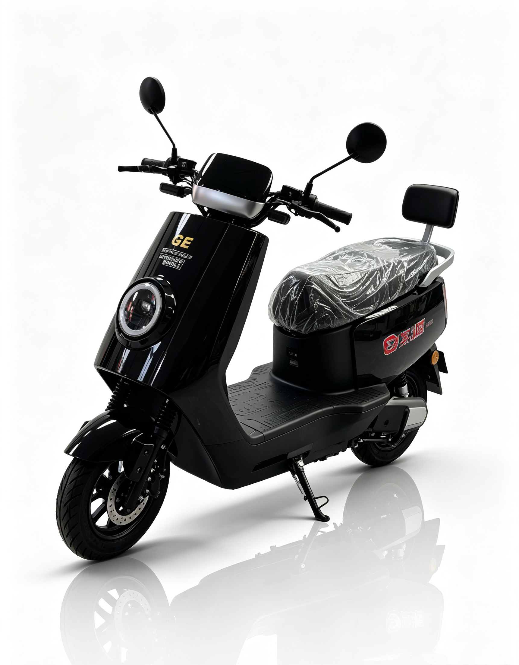 Adult Urban Electric Scooter Motorcycle | 60KM/H, Available options. Mileage, Optional Front Rear Disc Brake, LED Light with Backrest