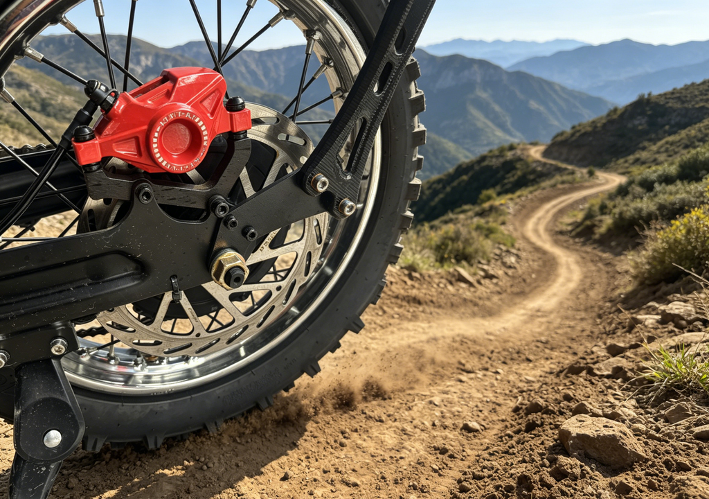 Heavy Duty Off-Road Electric Motorcycle 48V 20Ah Off-Road Electric Dirt Bike, 70km/h Top Speed 60km Long Range Mountain E-Bike, Full Suspension Electric Motorcycle for Adults