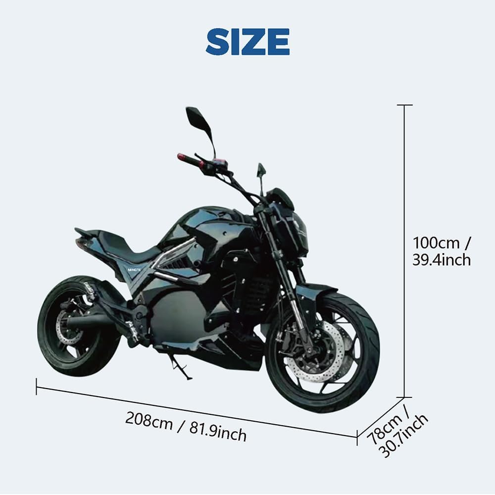 MT P5 Pure Black Electric Motorcycle, Big Sports car Horizon, Electric Race Electric Motorcycle, Racing Motorcycle, say Goodbye to City Congestion, Long Battery Life