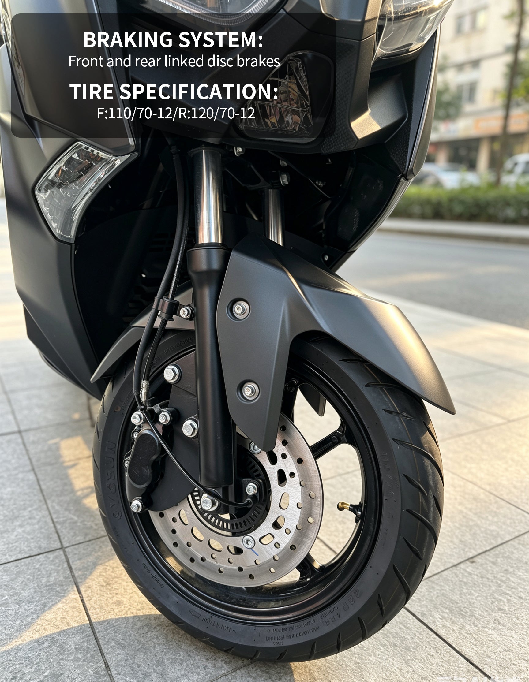 【DUDTN】3000W High Speed Maxi Electric Scooter Motorcycle | 90KM/H Max Speed, Over 180KM Range, Front & Rear Linked Disc Brakes Adult Touring E-Bike Free shipping, no additional fees.