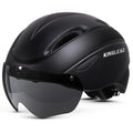 Bike Helmet for Adults Bicycle Helmet with Detachable Magnetic Googles & Adjustable Dial for Mountain Bikes, Road Bikes, Electric Bikes, Scooter