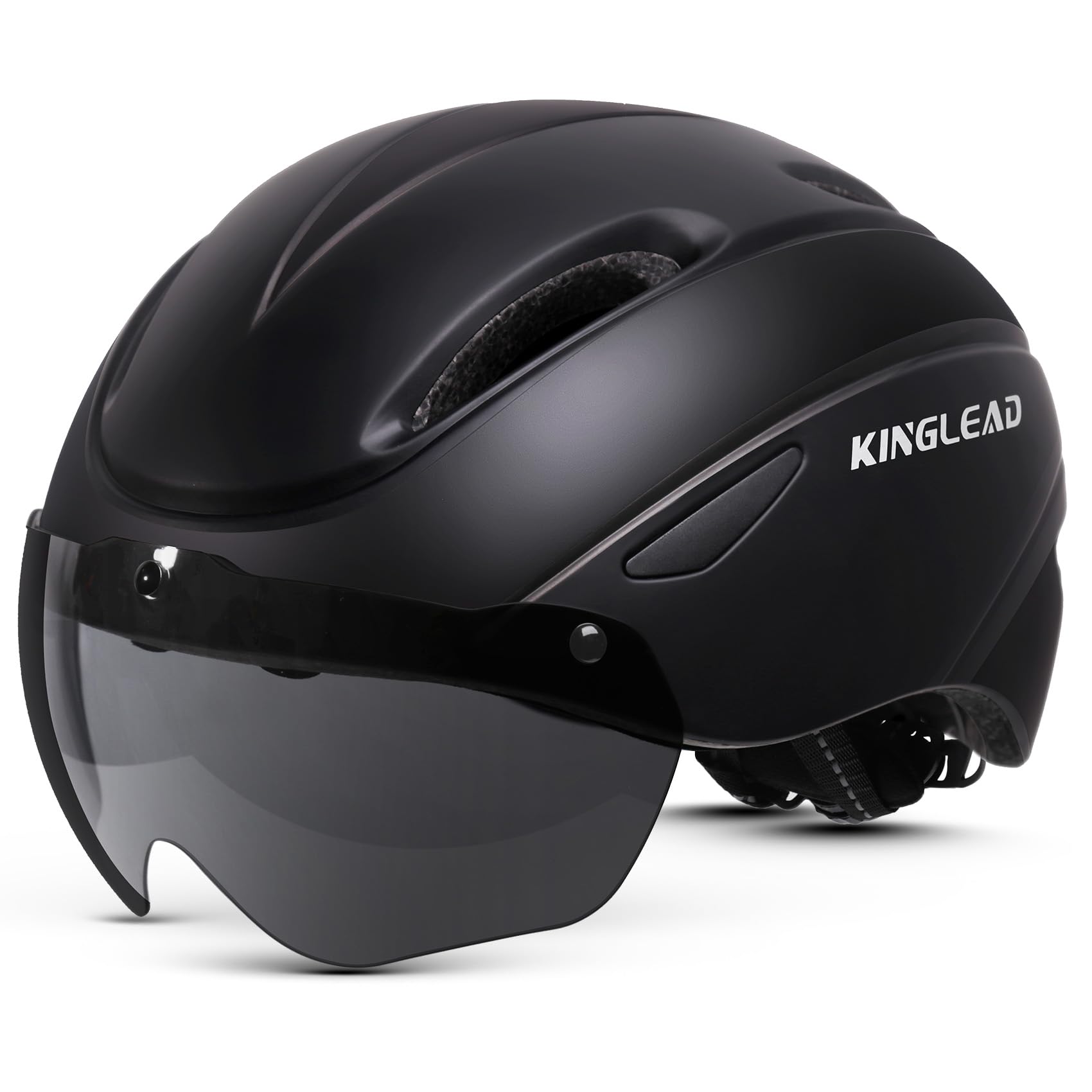 Bike Helmet for Adults Bicycle Helmet with Detachable Magnetic Googles & Adjustable Dial for Mountain Bikes, Road Bikes, Electric Bikes, Scooter