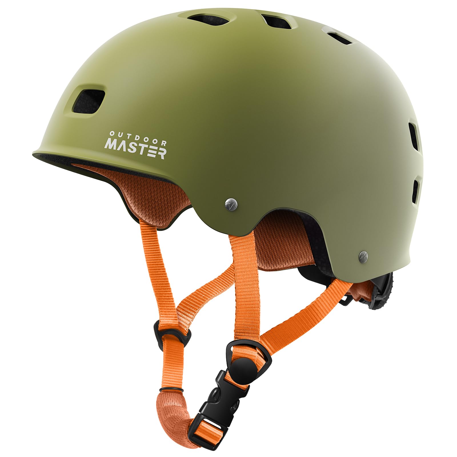 OutdoorMaster Skateboard Cycling Helmet - Two Removable Liners Ventilation Multi-Sport Scooter Roller Skate Inline Skating Rollerblading for Kids, Youth & Adults