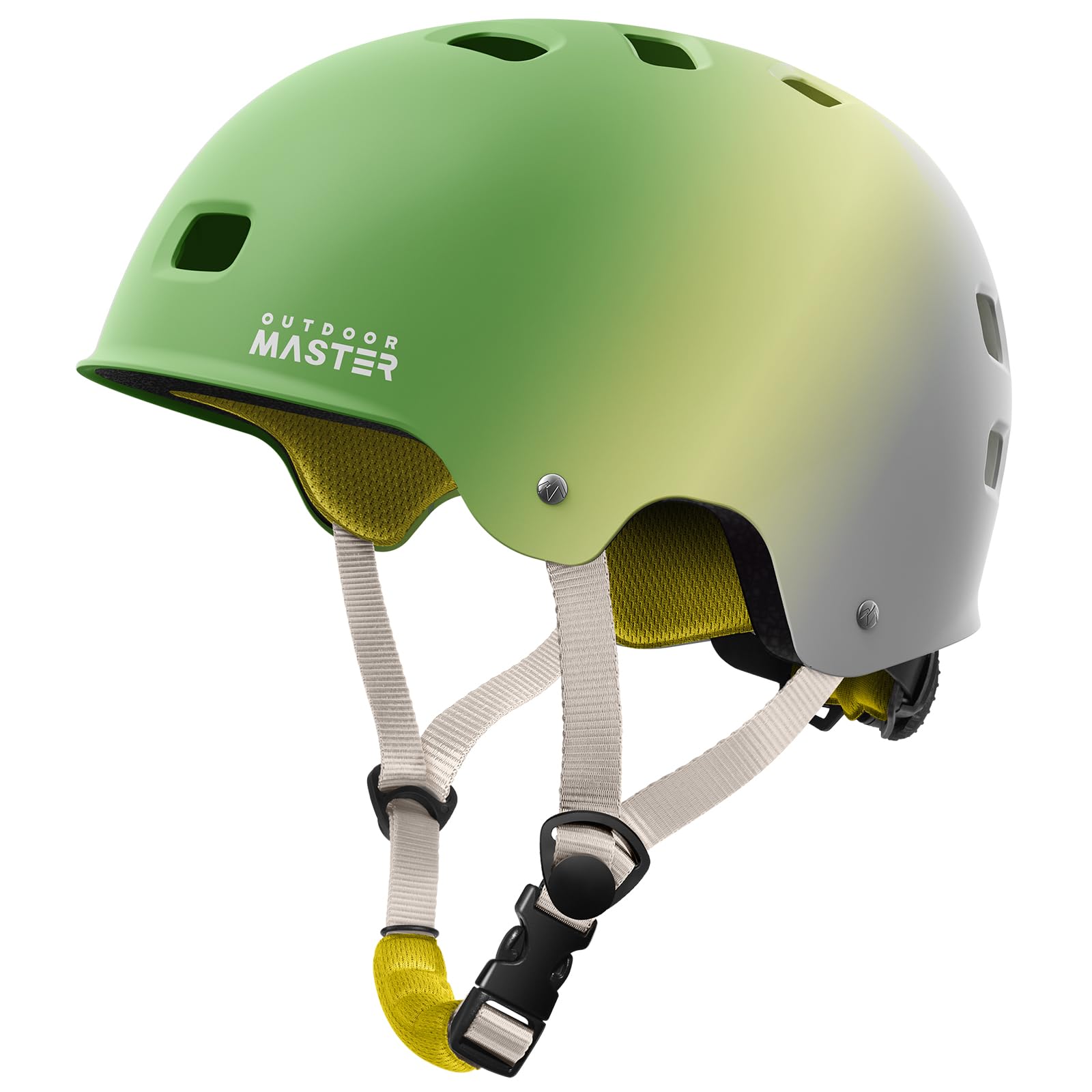 OutdoorMaster Skateboard Cycling Helmet - Two Removable Liners Ventilation Multi-Sport Scooter Roller Skate Inline Skating Rollerblading for Kids, Youth & Adults