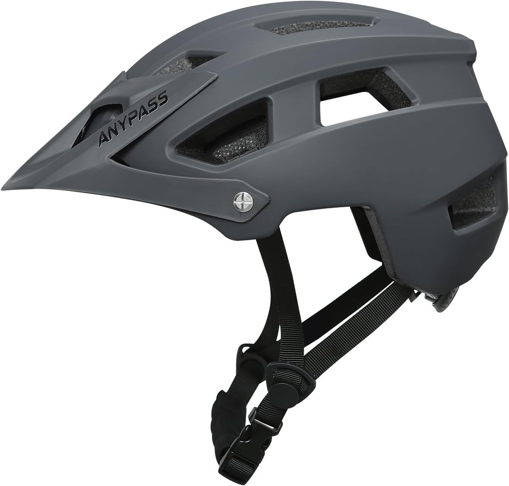 Mountain Bike Helmet Adult Men Women - Ultra Comfort, Super Lightweight Bicycle Helmets, MTB Cycling Gear Biking Accessories with Adjustable Fit & Removable Sun Visor