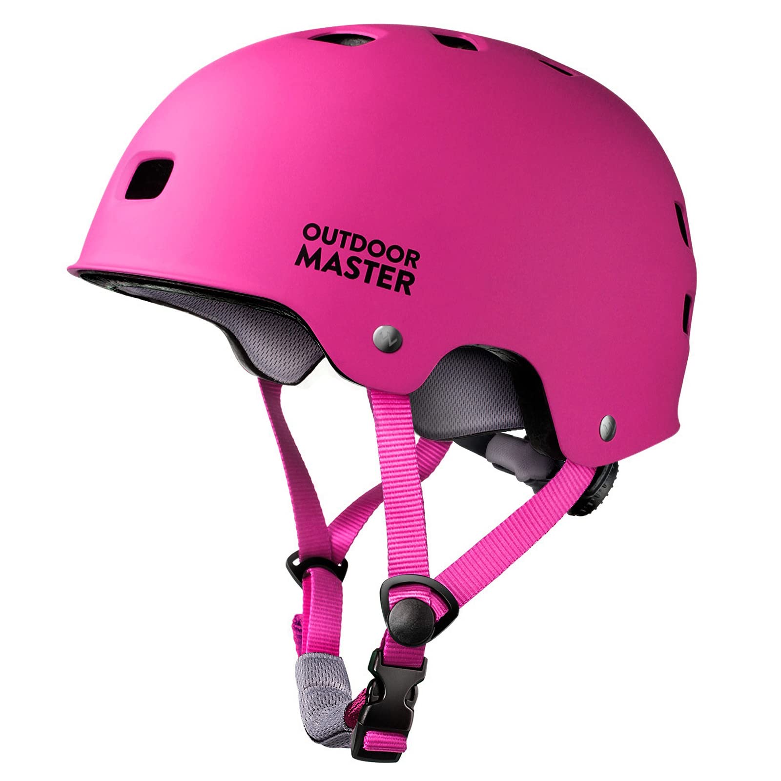 OutdoorMaster Skateboard Cycling Helmet - Two Removable Liners Ventilation Multi-Sport Scooter Roller Skate Inline Skating Rollerblading for Kids, Youth & Adults