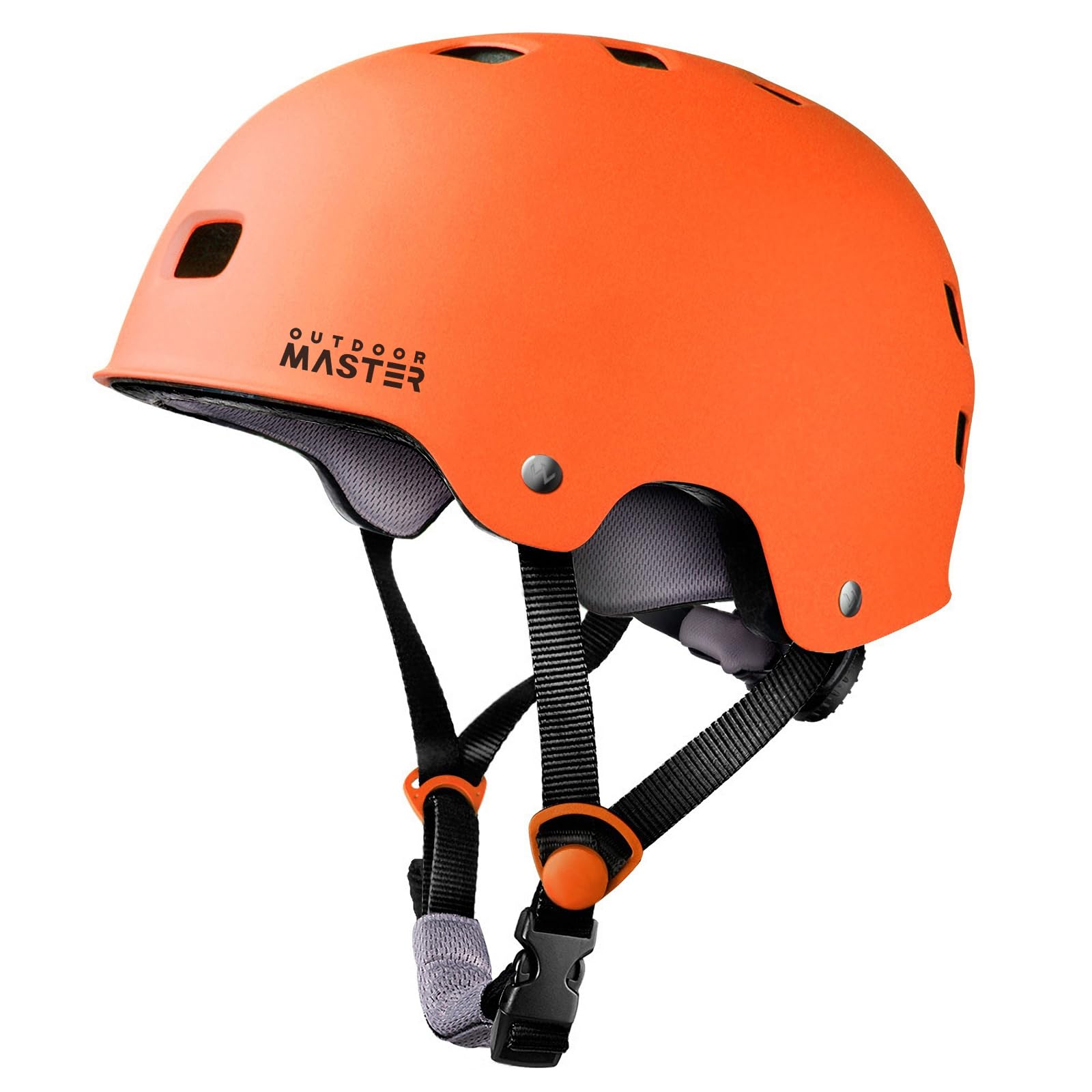 OutdoorMaster Skateboard Cycling Helmet - Two Removable Liners Ventilation Multi-Sport Scooter Roller Skate Inline Skating Rollerblading for Kids, Youth & Adults