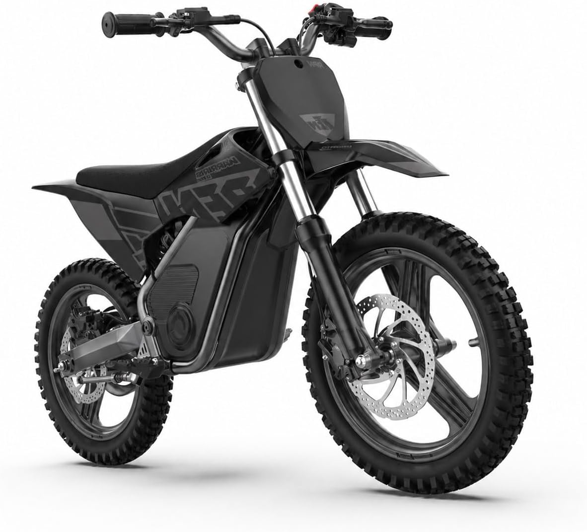 RFN SX-E800 Electric Dirt Bike for Kids Ages 4-8, 900W Peak Brushless Motorcycle, 36V 7.5Ah Removable Lithium Battery, 16" Off Road Tire, 3 Speed Modes Ebike, Up to 21.7 MPH, Advanced Gift