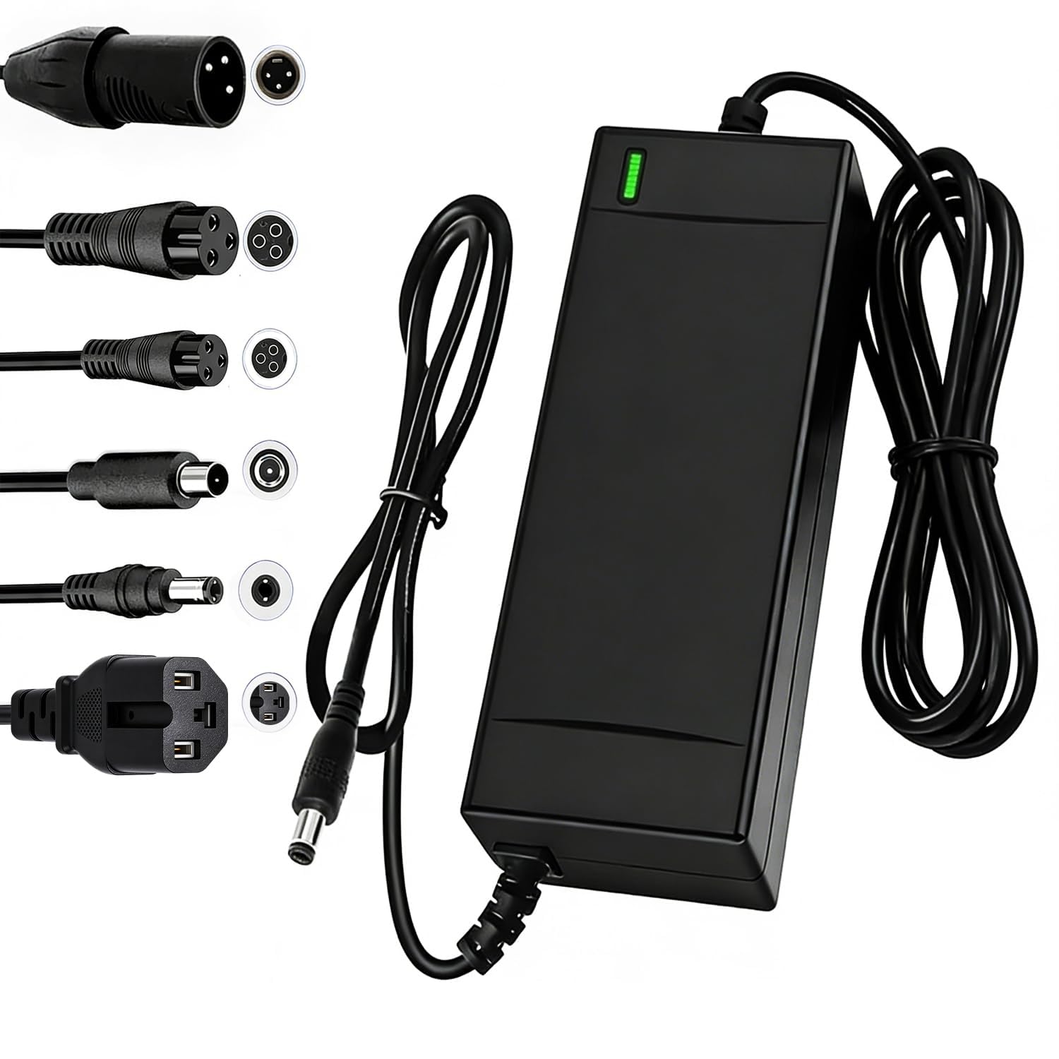 SGS Certified 54.6V 2A Fast Electric Bicycle Charger for 48V Ebike Battery - Fast Charging, Overcharge Protection, Compatible with Ecotric City/Beach, Lectric XP 2.0/3.0, Evercross H5/H7