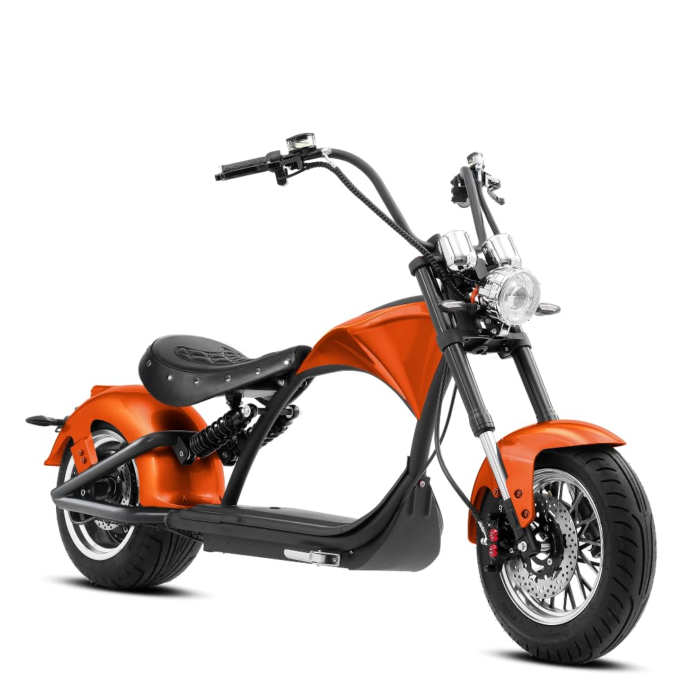 eAhora M1P 2000W 37MPH Electric Motorcycle for Adults 60V 40Ah Battery 40+ Miles Long Range Dot Approved Electric Motorcycle Full Suspension,Dual Hydraulic Brakes Adult Electric Motorcycle