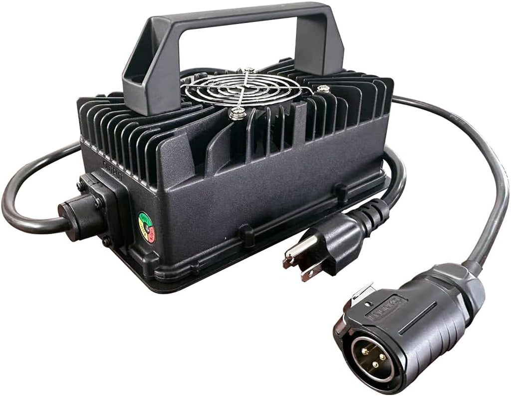 67.2V 10A Fast Charger Compatible with Surron Light Bee X Segway X260 Sur-Ron Electric Dirt Bike 2025, IP65 Waterproof Battery Power Adapter for 60V eBike with Cooling Fan, Same Original