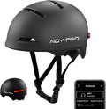 AIDY-PRO Smart Bike Helmet with Bluetooth for Men Women, Bluetooth Bike Helmet Built-in Speakers, Microphone and Rear LED Lights, Road Bicycle E-Bikes Commuter Helmets
