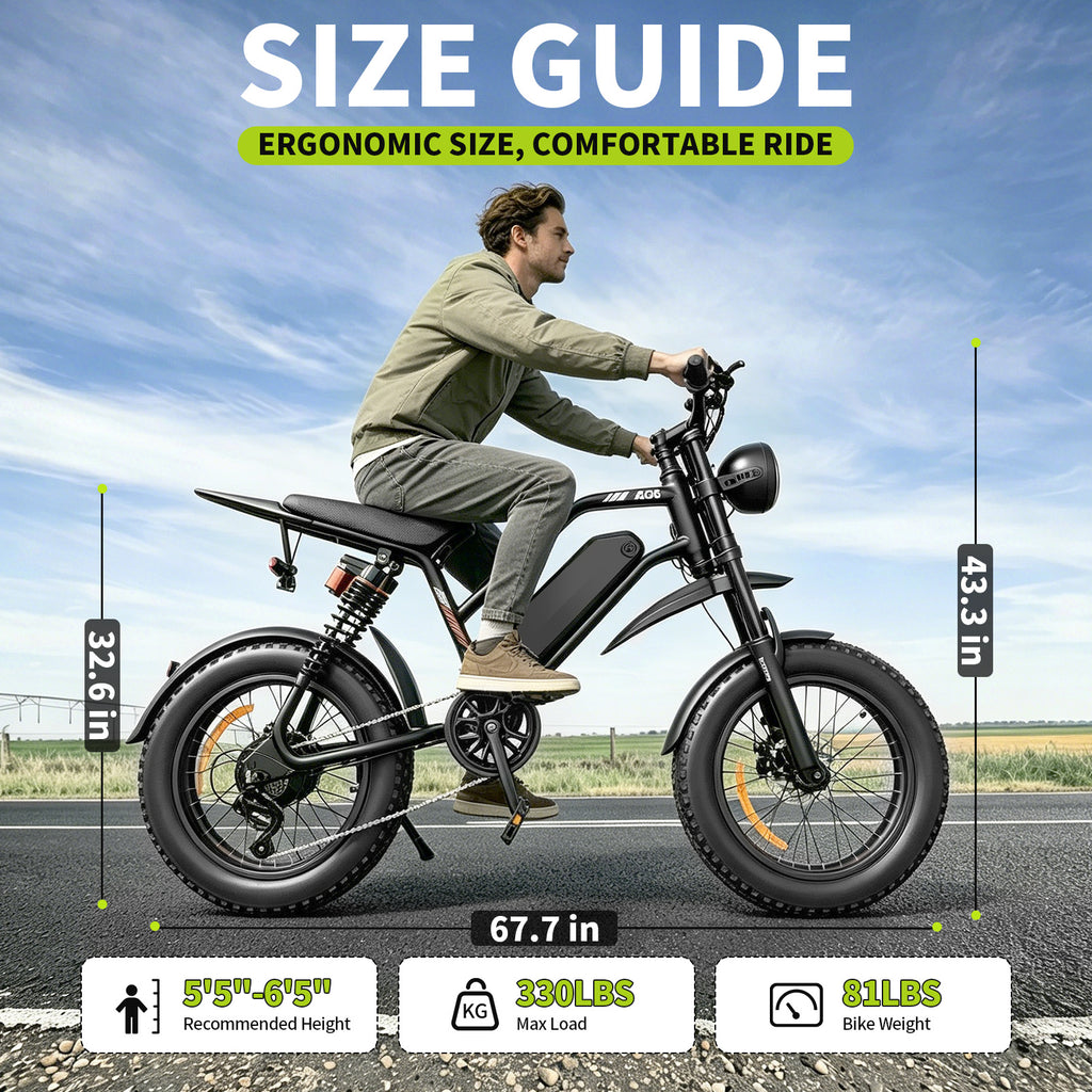 1500W Peak Fat Tire Electric Bike, 48V 15AH Removable Battery E-Bike, 31MPH Full Suspension All-Terrain Electric Bicycle with Hydraulic Disc Brakes