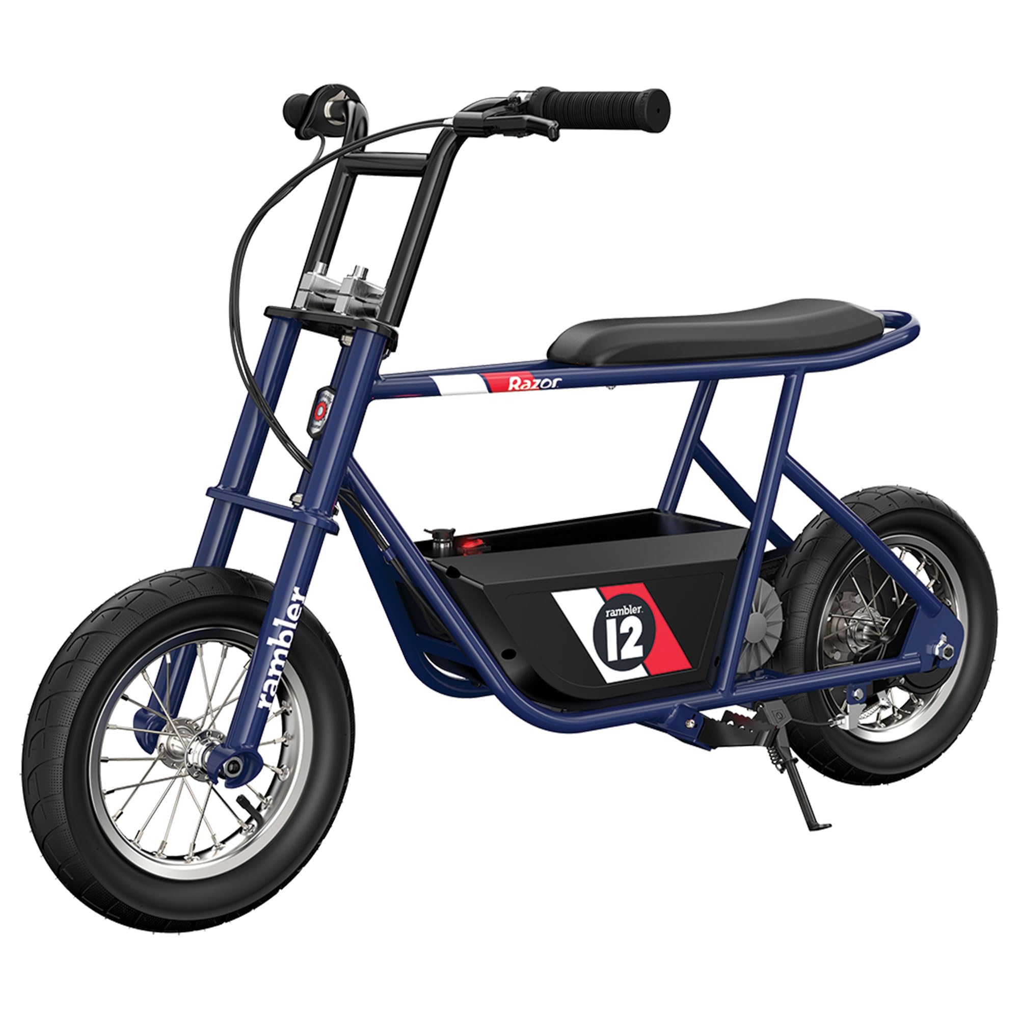 Razor Electric Bike for Ages 18+, 220 lb Max Weight, Black, w/ 350W Motor, 16” Tires & 36V Battery, Up to 15.5 MPH, Rambler 16 – Rechargeable Minibike for Teens and Adults