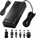 54.6V 2A Ebike Battery Charger, SGS Certified 48V Lithium Charger with 6 Multi-Plugs Universal Replacement for Rad Power Bike, Lectric XP 2.0/3.0, Ecotric City/Beach, Evercross H5/H7, Electric Bicycle