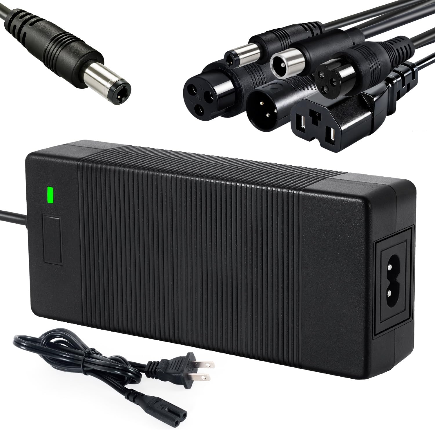 UL Certified 42V 2A Replacement Electric Scooter Charger with 6-Prong for 36V Hoverboard Charger, Compatible with GOTRAX/ninebot/Jetson/Voyage Scooter Power Adapter