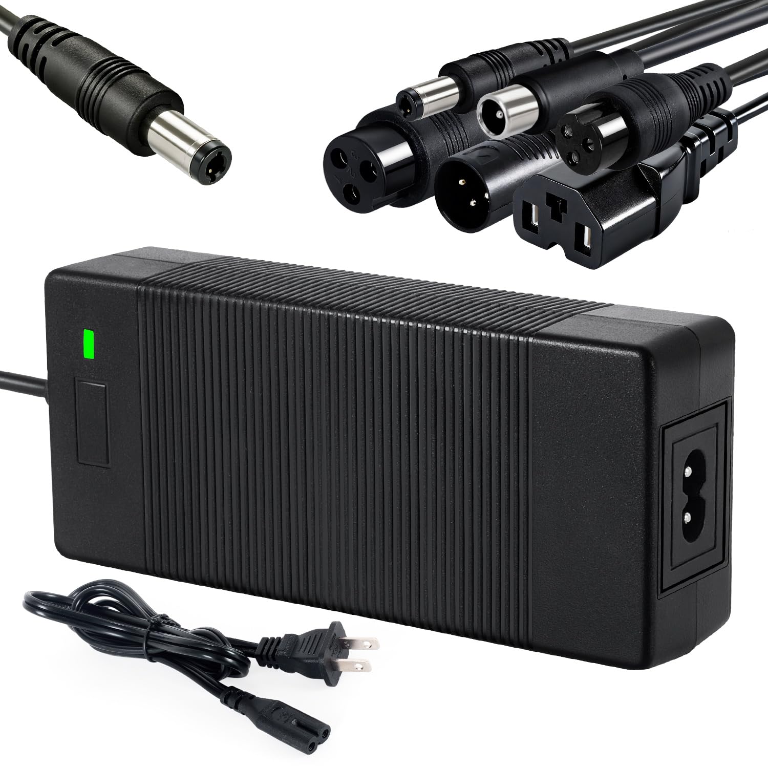 SGS Certified 54.6V 2A Fast Electric Bicycle Charger for 48V Ebike Battery - Fast Charging, Overcharge Protection, Compatible with Ecotric City/Beach, Lectric XP 2.0/3.0, Evercross H5/H7