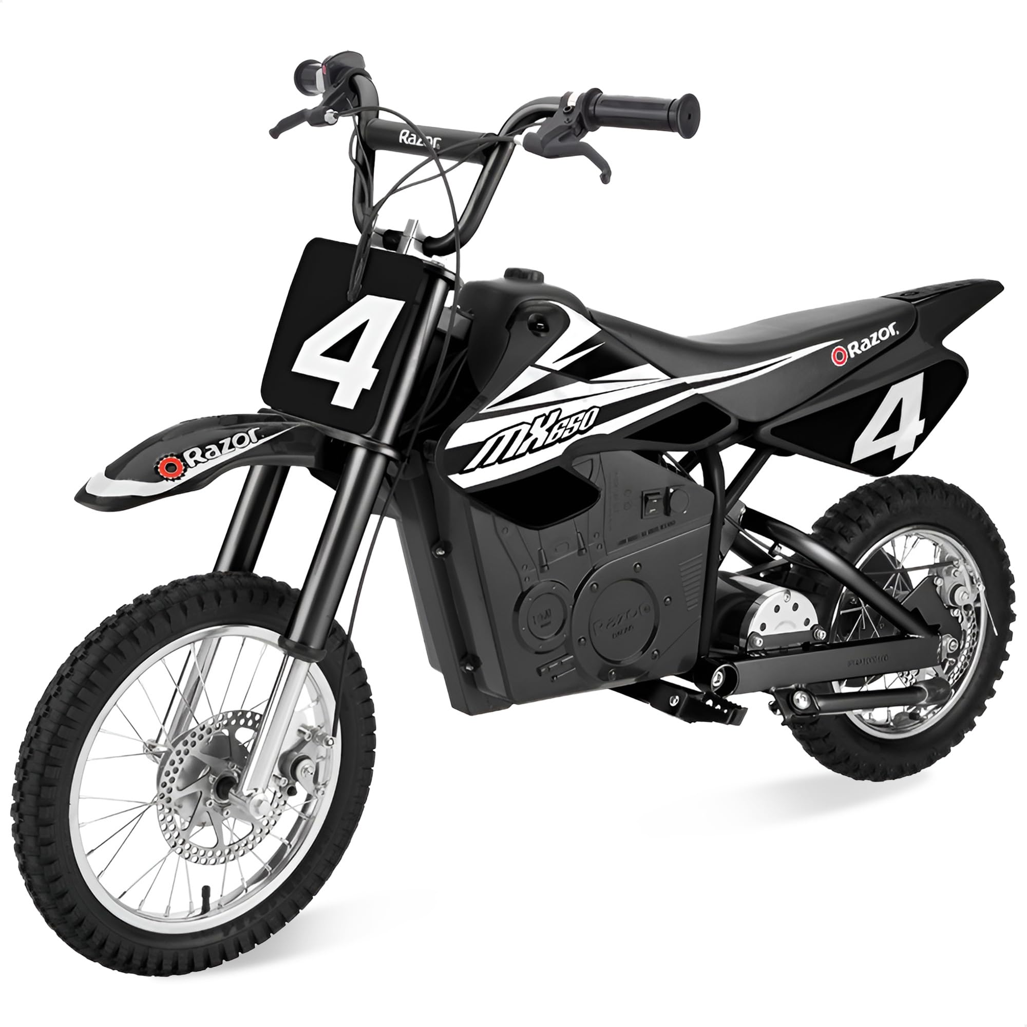 Razor MX500 Dirt Rocket Bike Electric Ride-On for Teens Ages 14+, 175 Pounds Max Weight, Red – 36-Volt Battery, up to 15 Mph, 40-Minute Run Time, Twist-Grip Throttle, Pneumatic Tires
