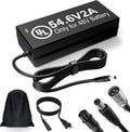 48V Lithium Battery Charger – UL Certified 54.6V 2A Fast Charger for Electric Bike, with Auto Shutoff, Intelligent Temperature Control & Fire-Resistant Case