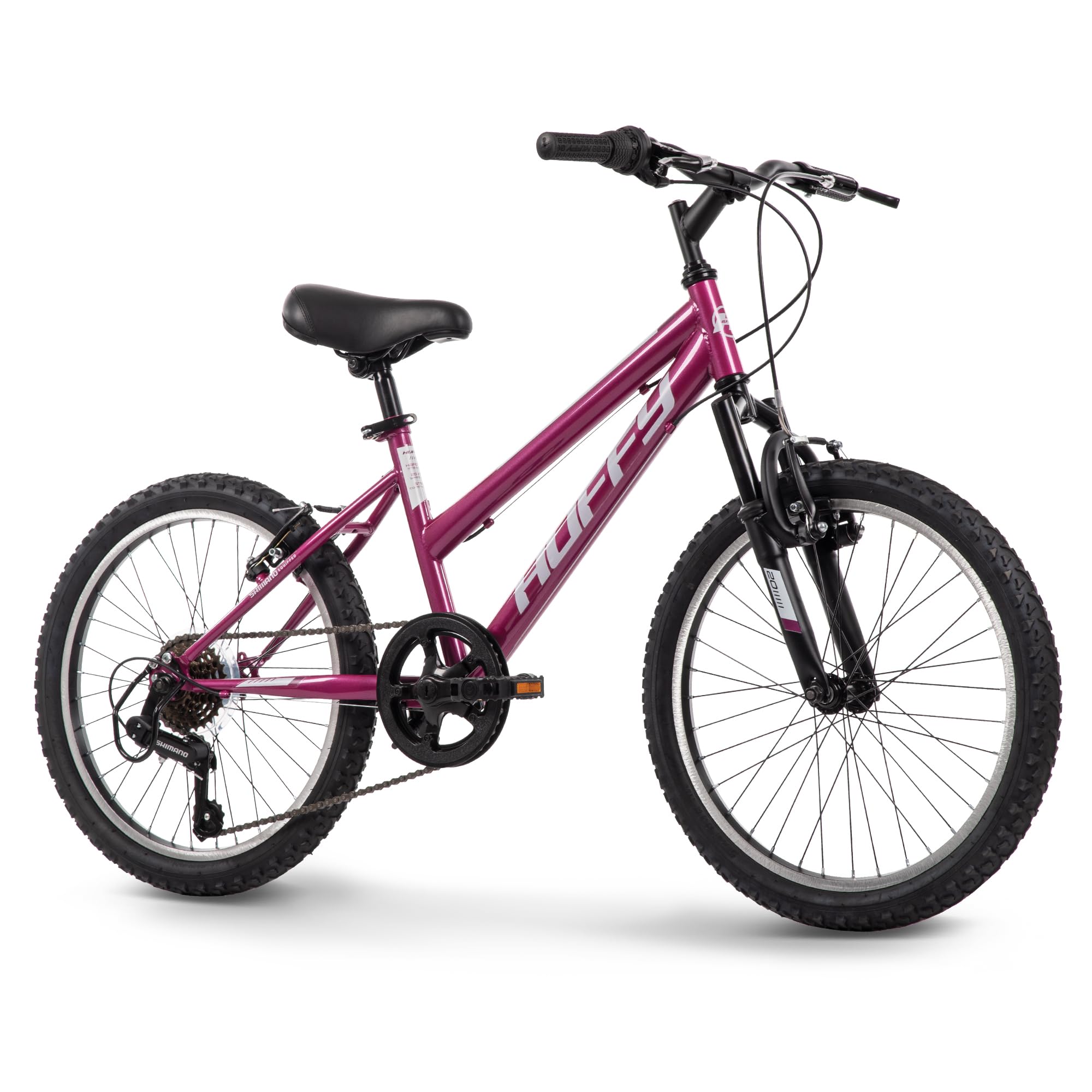 Huffy Stone Mountain Bike for Men and Women, 20”/24”/26”, 6-Speed (20”) or 21-Speed, Front or Dual Suspension (Varies), Multiple Colors, Adjustable Saddle, Shimano Equipped, All-Terrain Tires