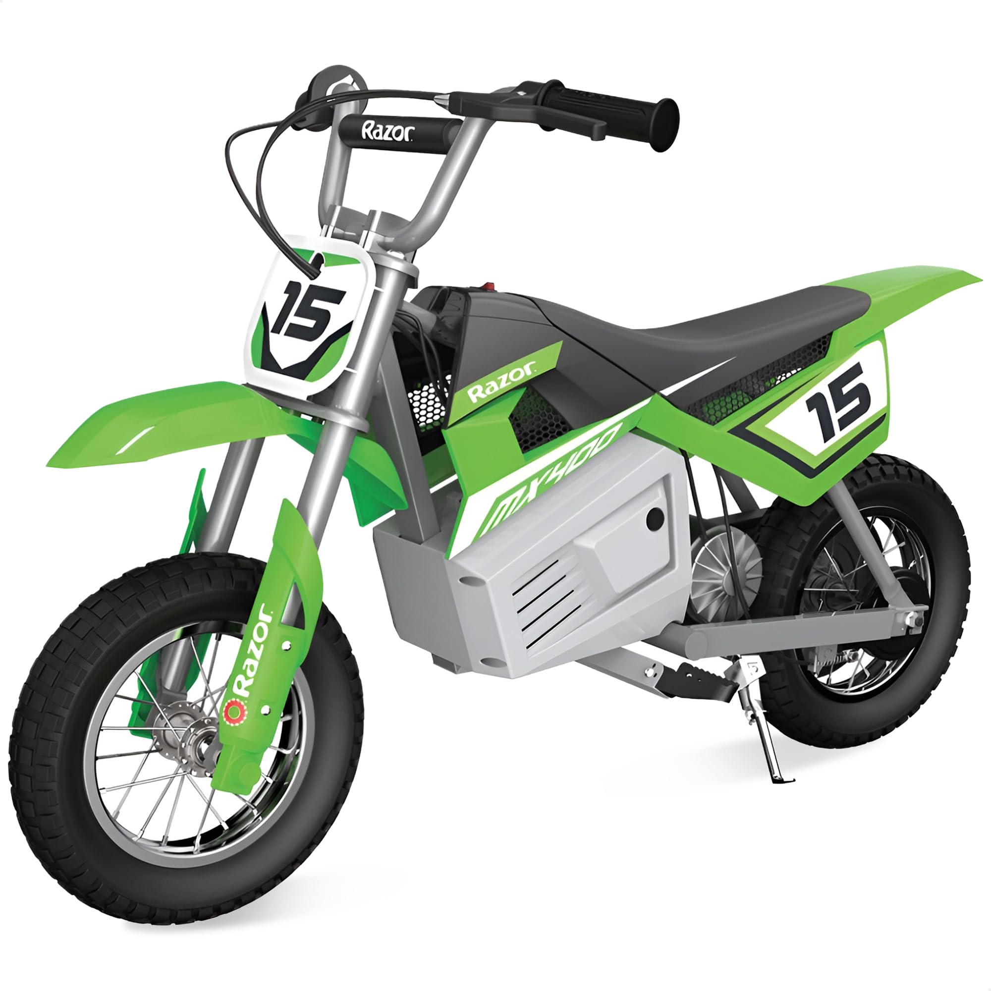 Razor MX500 Dirt Rocket Bike Electric Ride-On for Teens Ages 14+, 175 Pounds Max Weight, Red – 36-Volt Battery, up to 15 Mph, 40-Minute Run Time, Twist-Grip Throttle, Pneumatic Tires