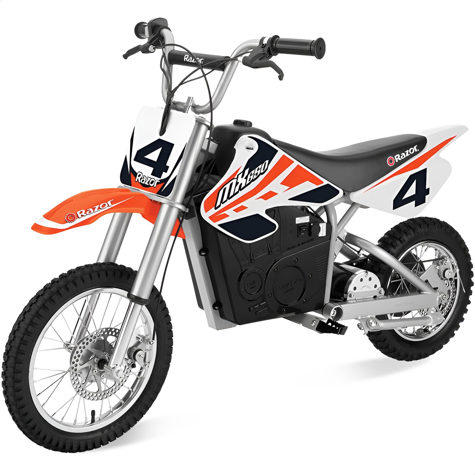 Razor MX500 Dirt Rocket Bike Electric Ride-On for Teens Ages 14+, 175 Pounds Max Weight, Red – 36-Volt Battery, up to 15 Mph, 40-Minute Run Time, Twist-Grip Throttle, Pneumatic Tires