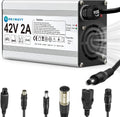 54.6V 2A Charger for 48V Lithium-ion Battery ebike Electric Bike Electric Scooter Hoverboard Battery Charger Replacement with 6 Connectors
