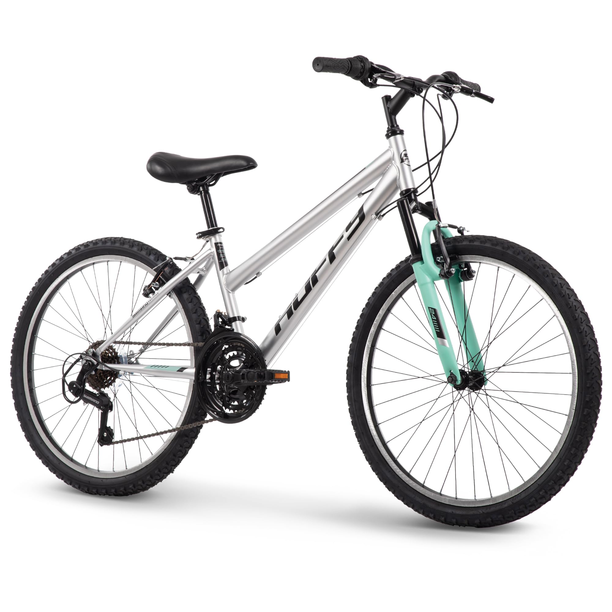 Huffy Stone Mountain Bike for Men and Women, 20”/24”/26”, 6-Speed (20”) or 21-Speed, Front or Dual Suspension (Varies), Multiple Colors, Adjustable Saddle, Shimano Equipped, All-Terrain Tires