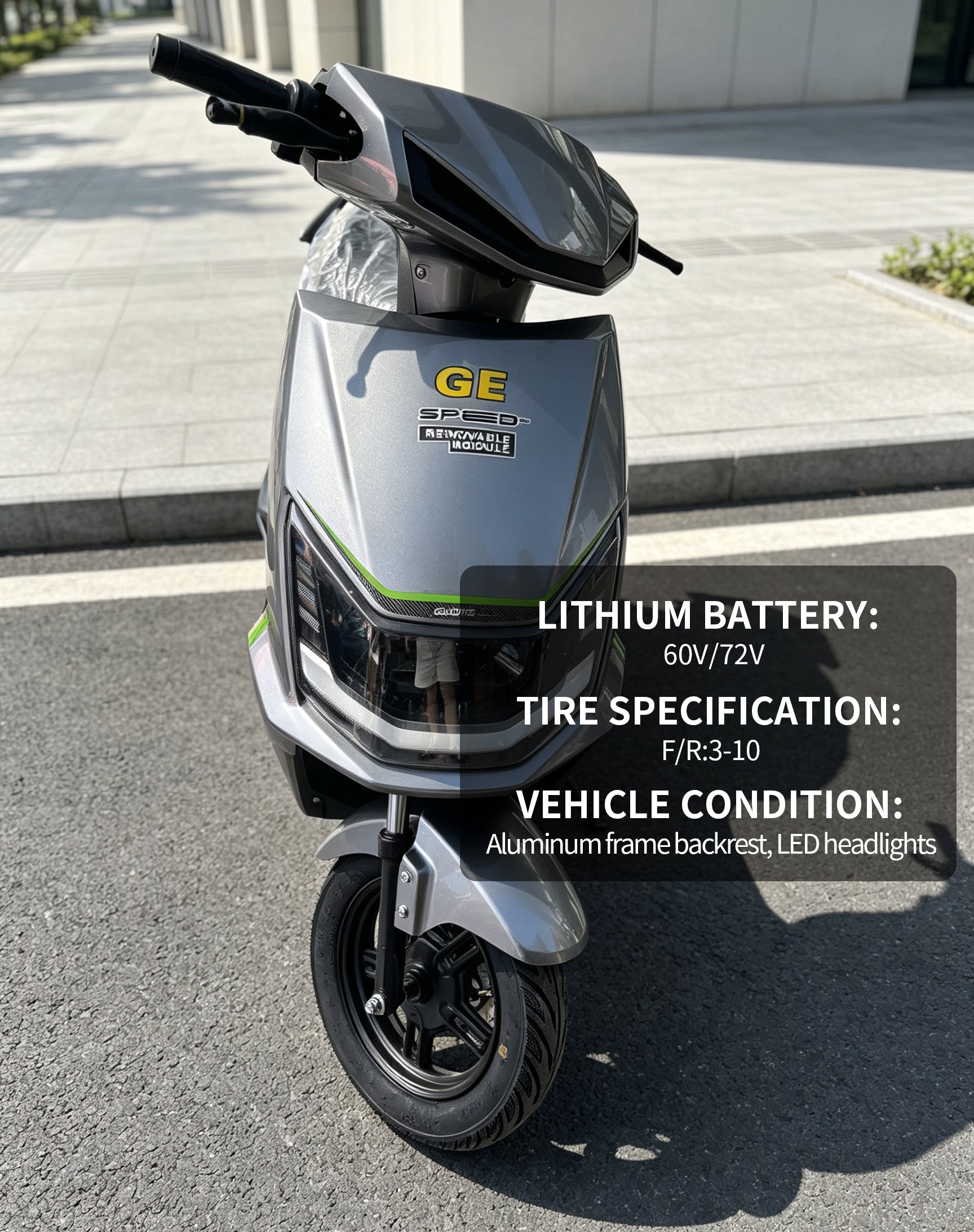 1000W City Commuter Electric Scooter | 60KM/H Max Speed, Available options. Mileage Adult Electric Motorcycle