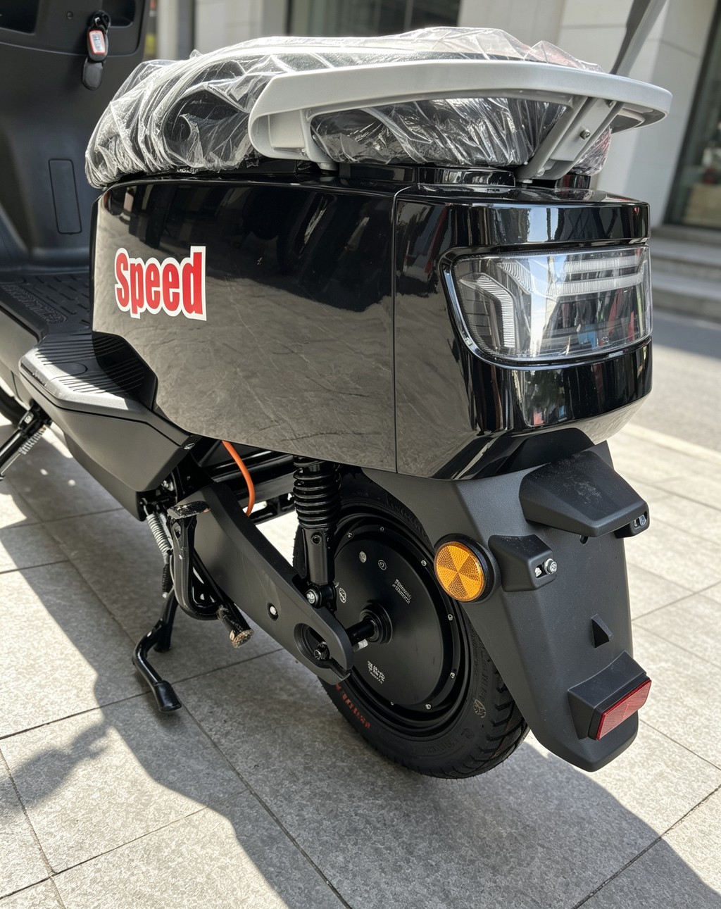 Adult Urban Electric Scooter Motorcycle | 60KM/H, Available options. Mileage, Optional Front Rear Disc Brake, LED Light with Backrest