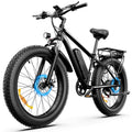 EB26 Peak 1500W Electric Bike for Adults, Electric Bicycle with 48V 15AH (720WH) Removable Battery,26"x4" Fat Tire Ebike 28mph 7 Speed Gears Mountain Dirt Bike