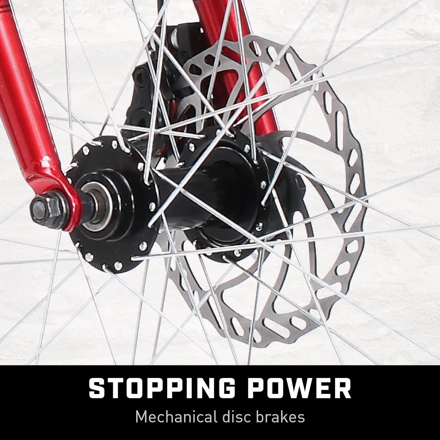 Mongoose Dolomite Fat Tire Mountain Bike, For Men and Women, 26 Inch Wheels, 4 Inch Wide Knobby Tires, 7-Speed, Adult Steel Frame, Front and Rear Brakes, Red