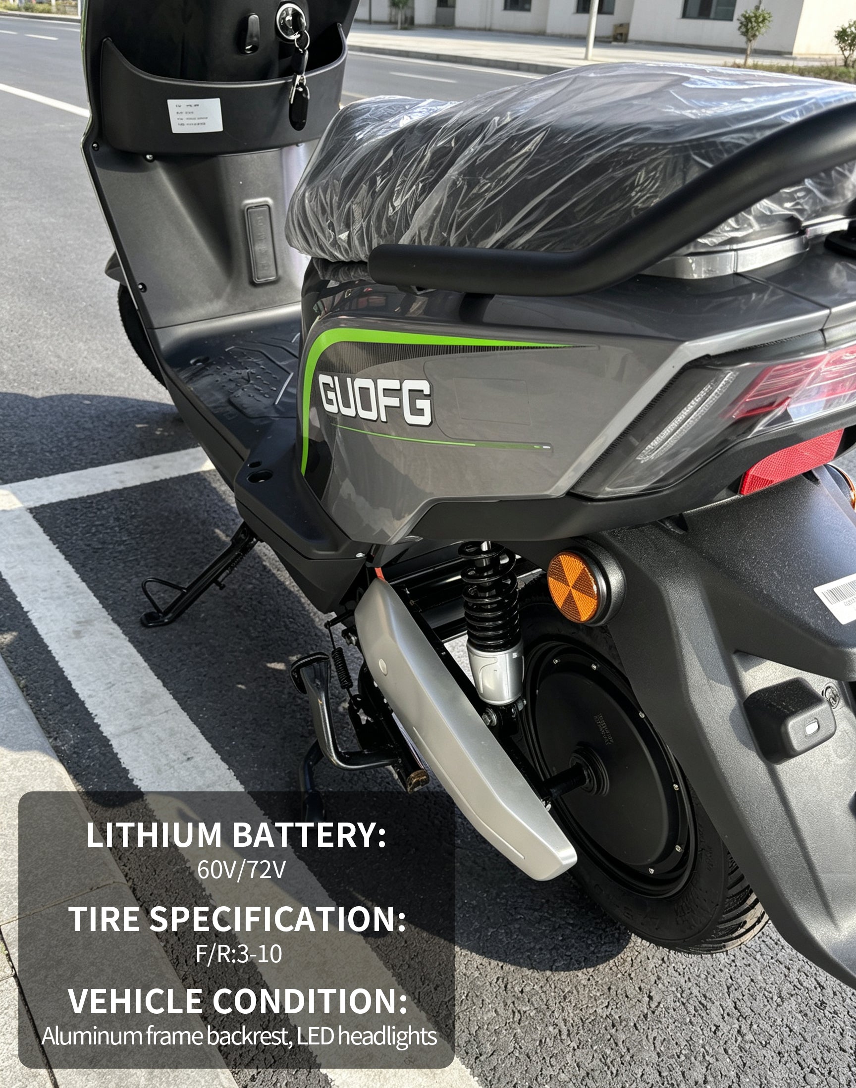 1000W City Commuter Electric Scooter | 60KM/H Max Speed, Available options. Mileage Adult Electric Motorcycle