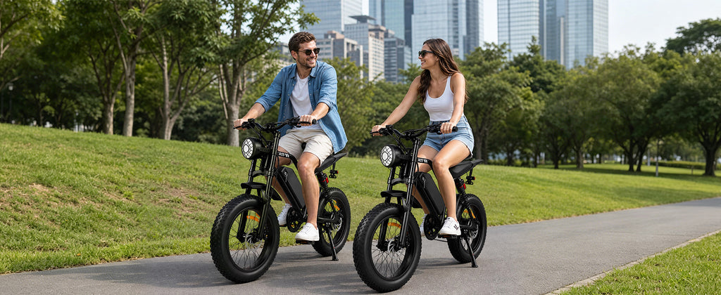 1500W Peak Fat Tire Electric Bike, 48V 15AH Removable Battery E-Bike, 31MPH Full Suspension All-Terrain Electric Bicycle with Hydraulic Disc Brakes