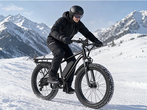 1500W Peak Fat Tire Electric Bike, 48V 15AH Detachable Battery 32MPH All Terrain E-Bike, Full Suspension Aluminum Frame Electric Mountain Bicycle with Hydraulic Disc Brakes